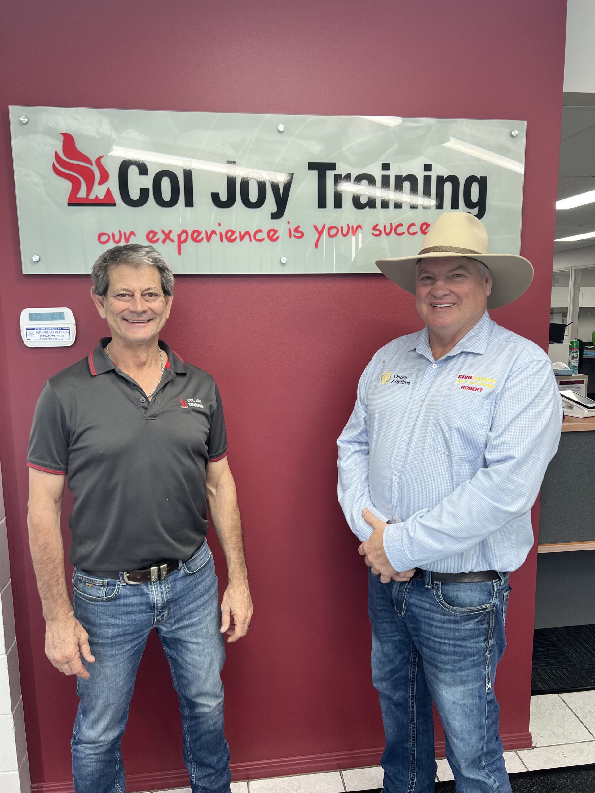 Civil Safety CEO Robert Kerridge welcomed Col Joy Training to the group