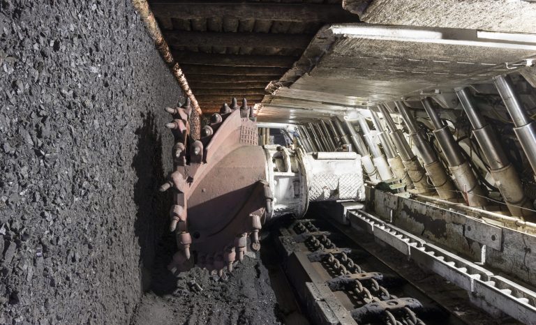 Long wall mining
